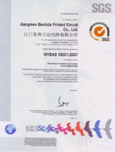 OHSAS1001 2007